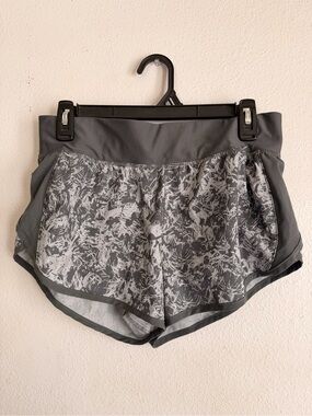 Under Armour Gray Printed Athletic Shorts